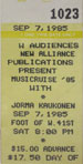 1985-09-07 Ticket